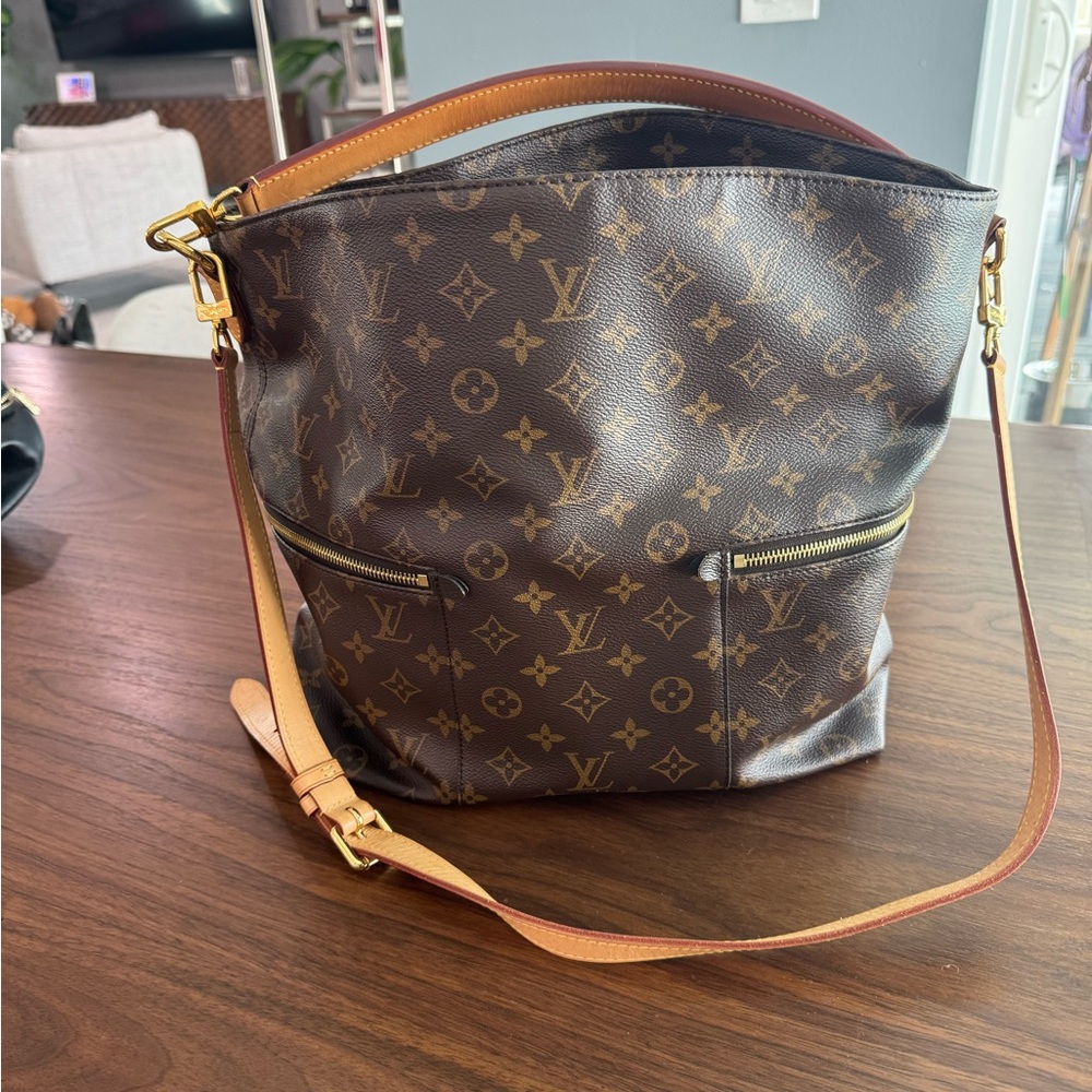 Louis Vuitton Dark Brown Monogram Shoulder Bag